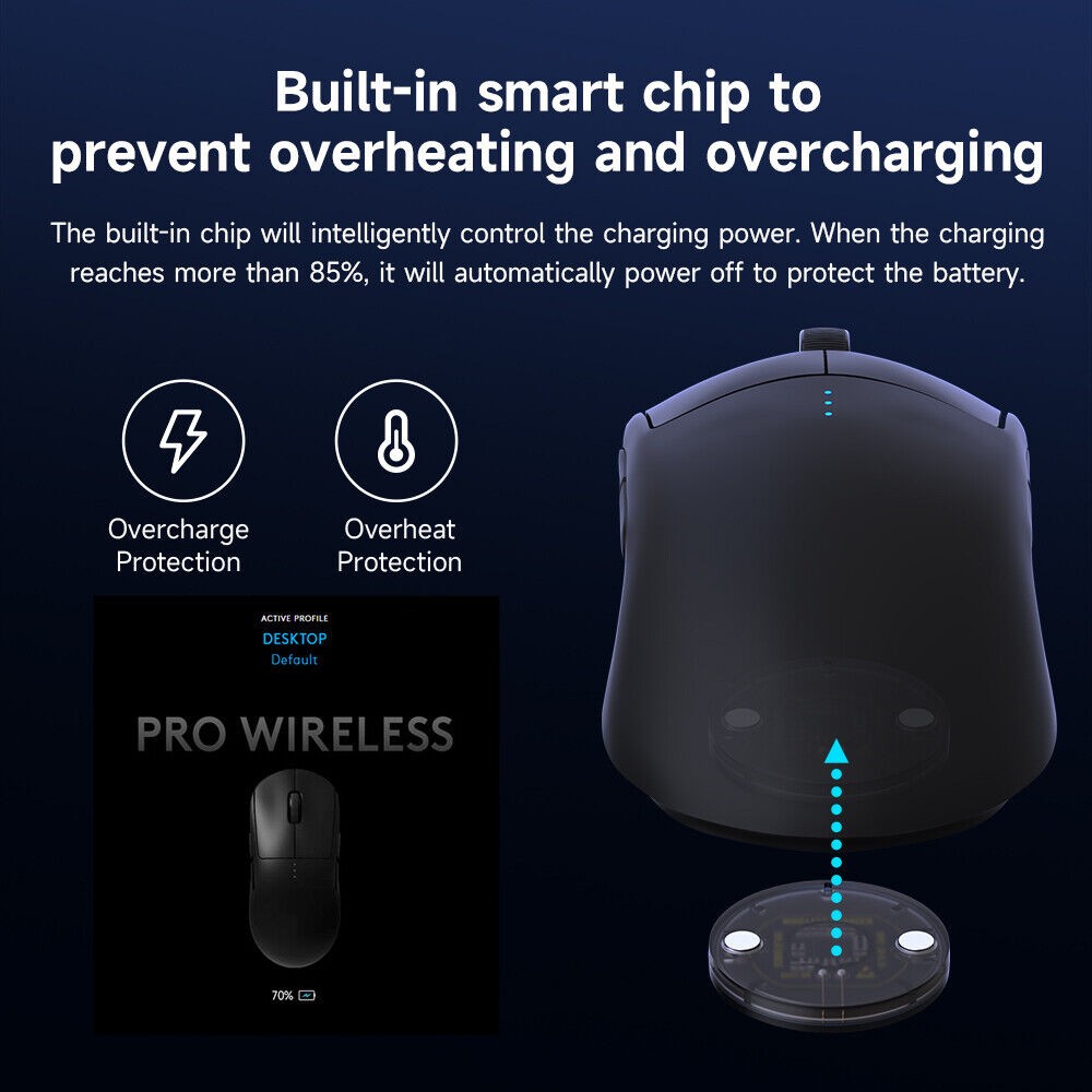 Wireless Magnetic Charging Receiver For Logitech Wireless Charging Module