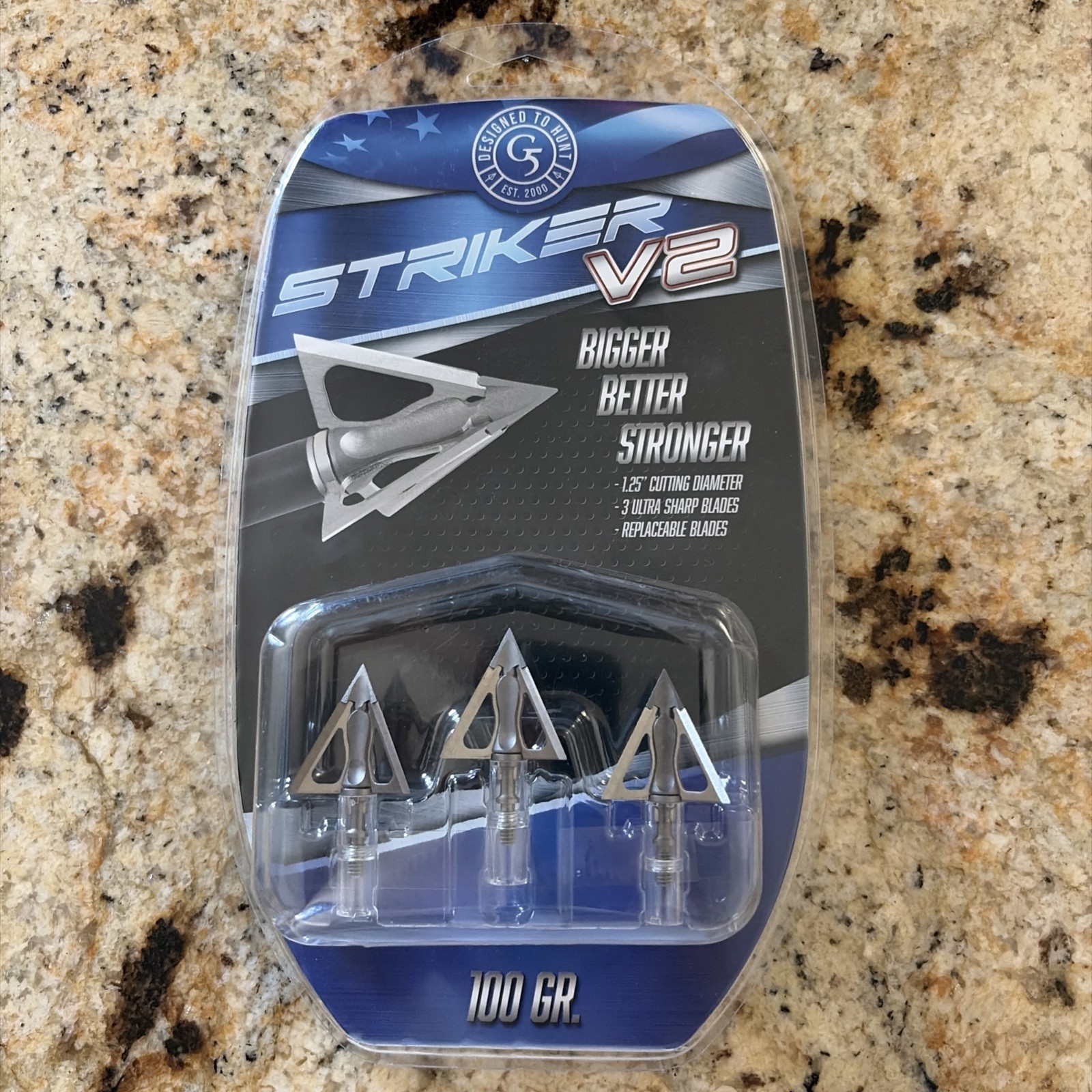 G5 Striker V2 100 Grain Broadhead - 3 Pack