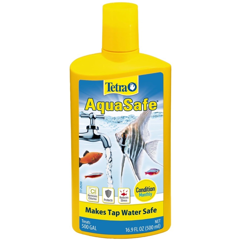 Aquarium Water Conditioner, Makes Tap Water Safe, Treats 500 Gallons,16.9 oz.