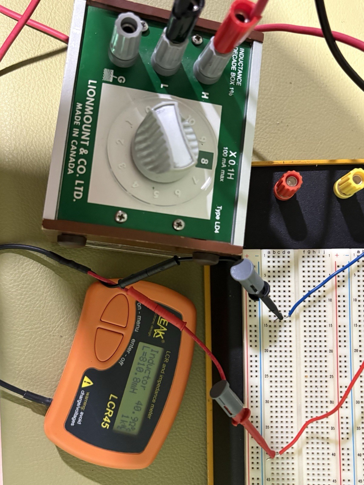 Lionmount Inductance Decade Box 1% Type LD4