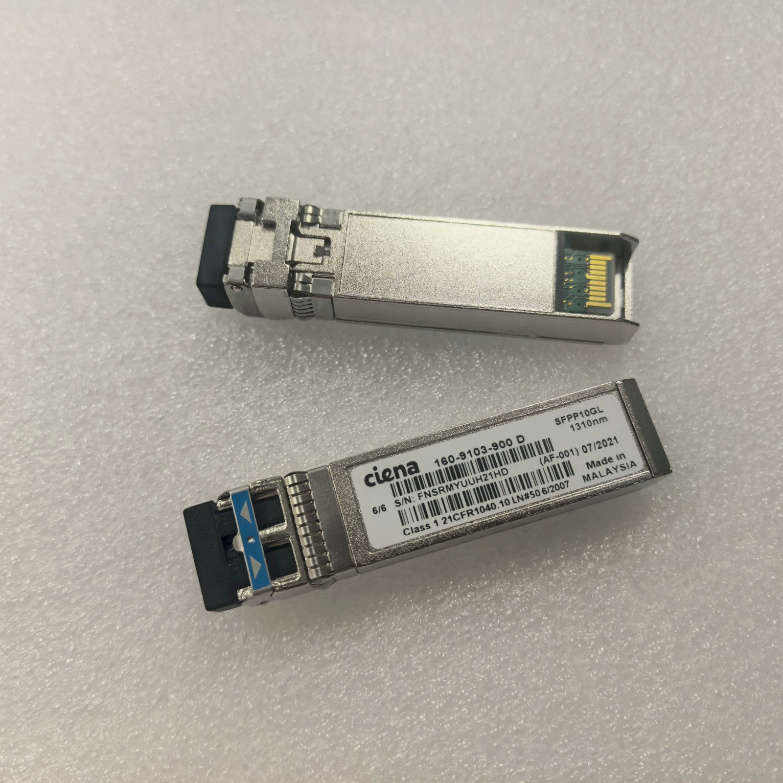 Ciena original 160-9103-900 D SFPP10GL SFP-10G-LR SFP+LR 1310nm LC 10km SMF