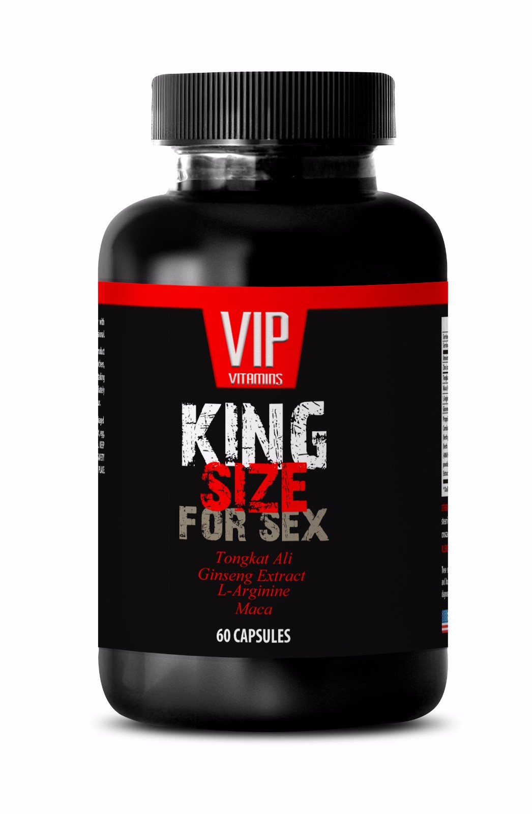 Male Stamina Pills - KING SIZE FOR SEX - Male Enhancement - 1 Bottle 60 Capsules