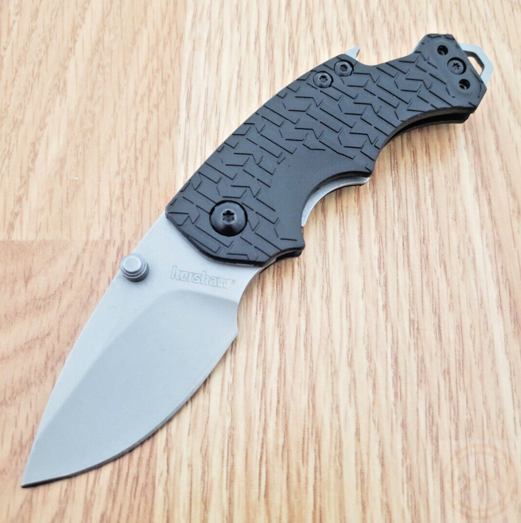 Kershaw Shuffle Folding Knife 2.25" 8Cr13MoV Steel Blade Black GRN Handle 8700X