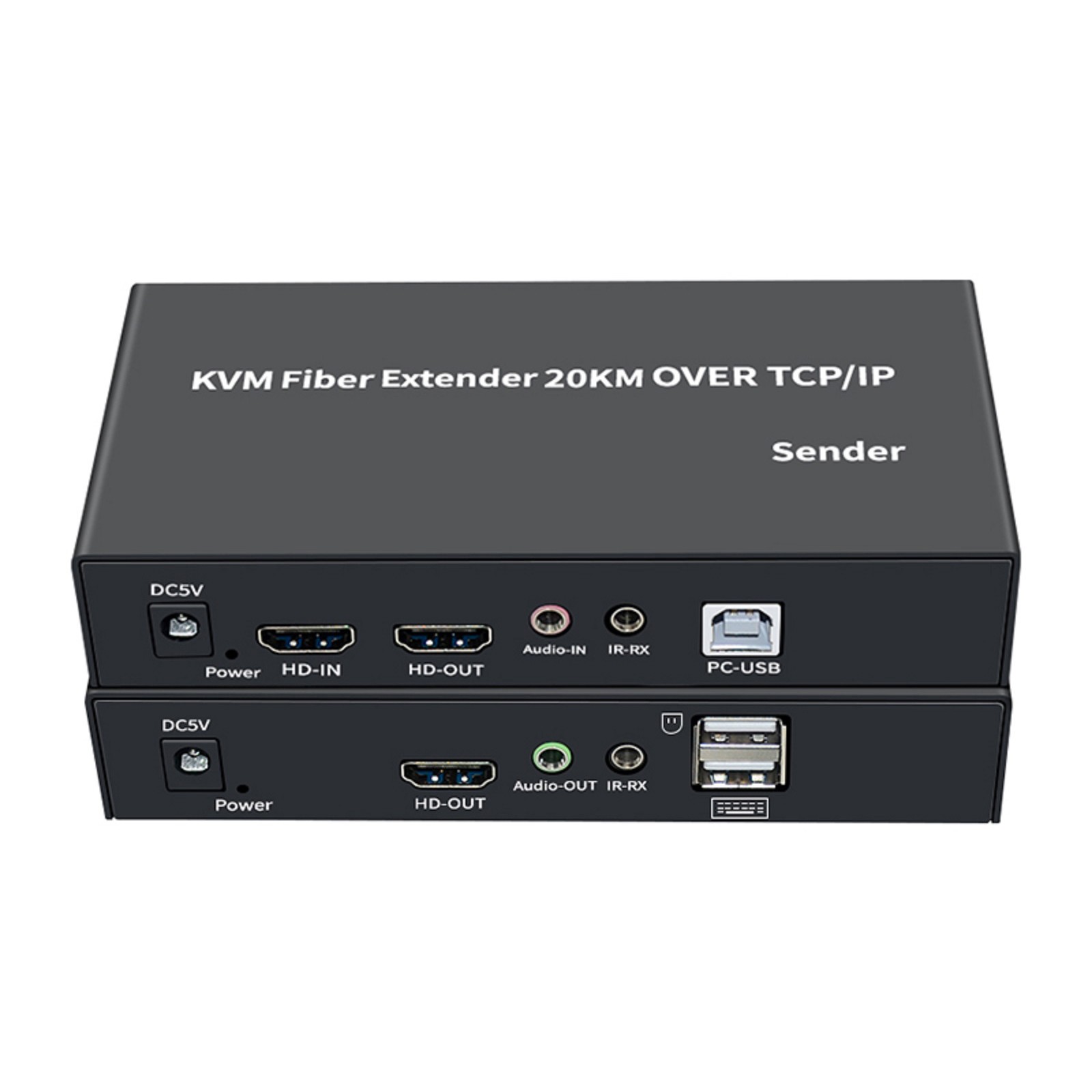 1920X1080P @60Hz HDMI KVM Fiber Extender over SC Fiber Optical Cable to 20Km A