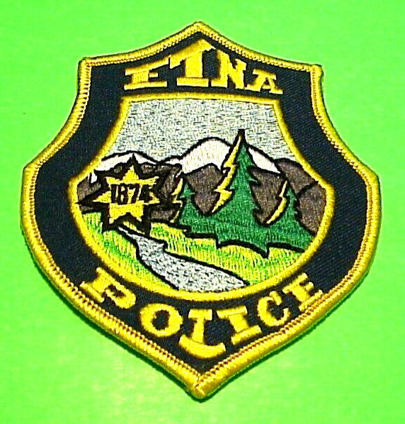 ETNA  CALIFORNIA  1874  CA  4 1/2 "  POLICE PATCH  FREE SHIPPING!!!
