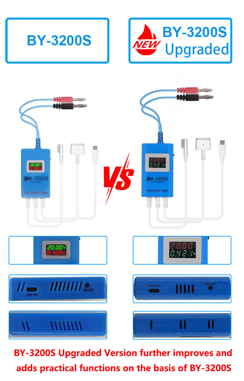 BY-3200S Cable for Macbook Charging Board Repair for Single Board Boot System