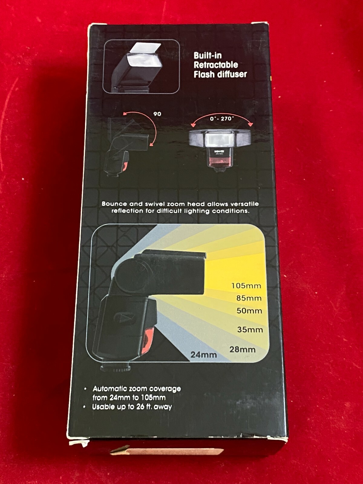 Bower Digital Autofocus SLR Flash SFD740C for Canon E-TTL I/II EOS