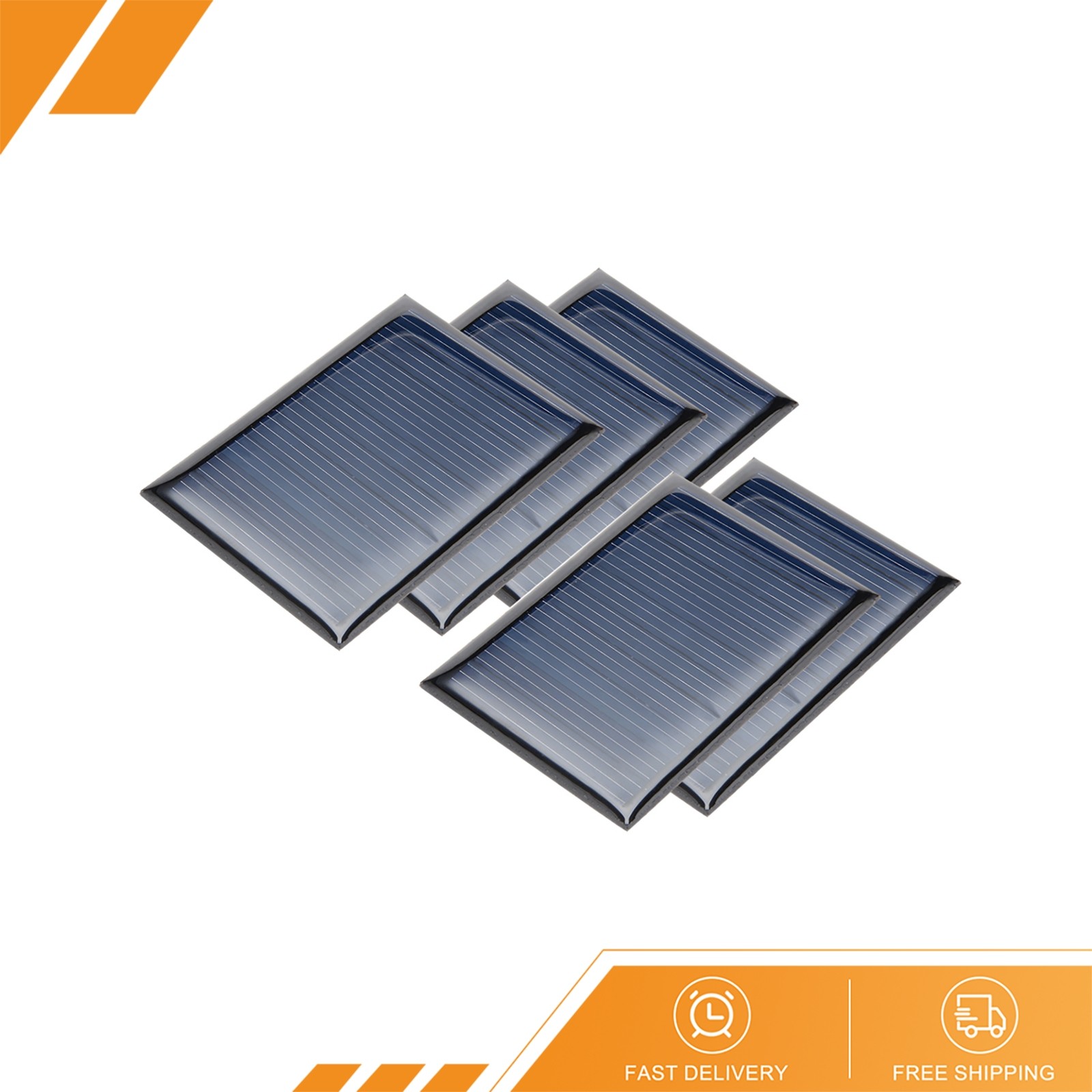 Pack of 5 5V 50mA Poly Mini Solar Cell Panel Module DIY 60mm x 44mm