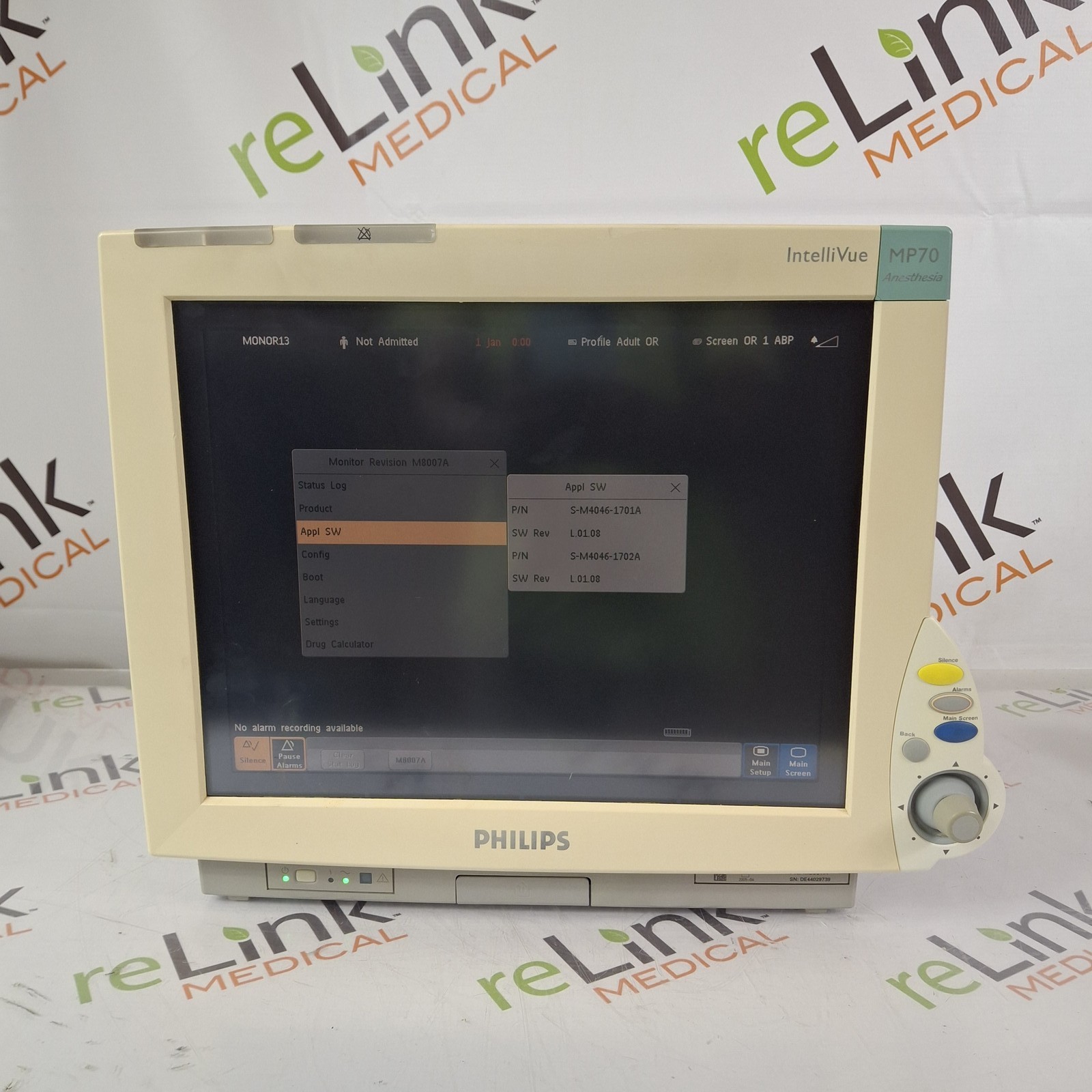 Philips IntelliVue MP70 - Anesthesia Patient Monitor