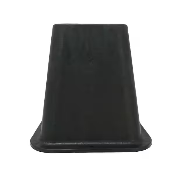 6 Inch Bed Risers 4-Pack Durable Heavy Duty Construction Ensures Black New