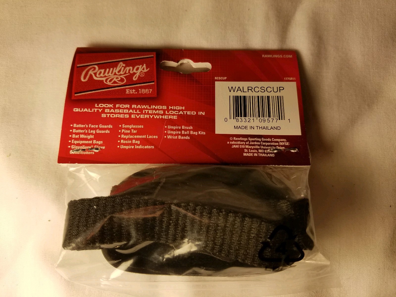 Rawlings Batting Helmet Cupped Chin Strap