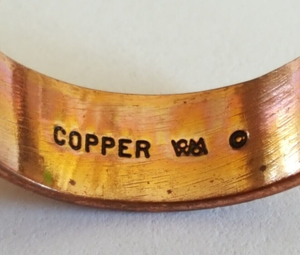 Hand Crafted Copper Ring~ Copper Wrapped Copper ~Healing Effects of Copper