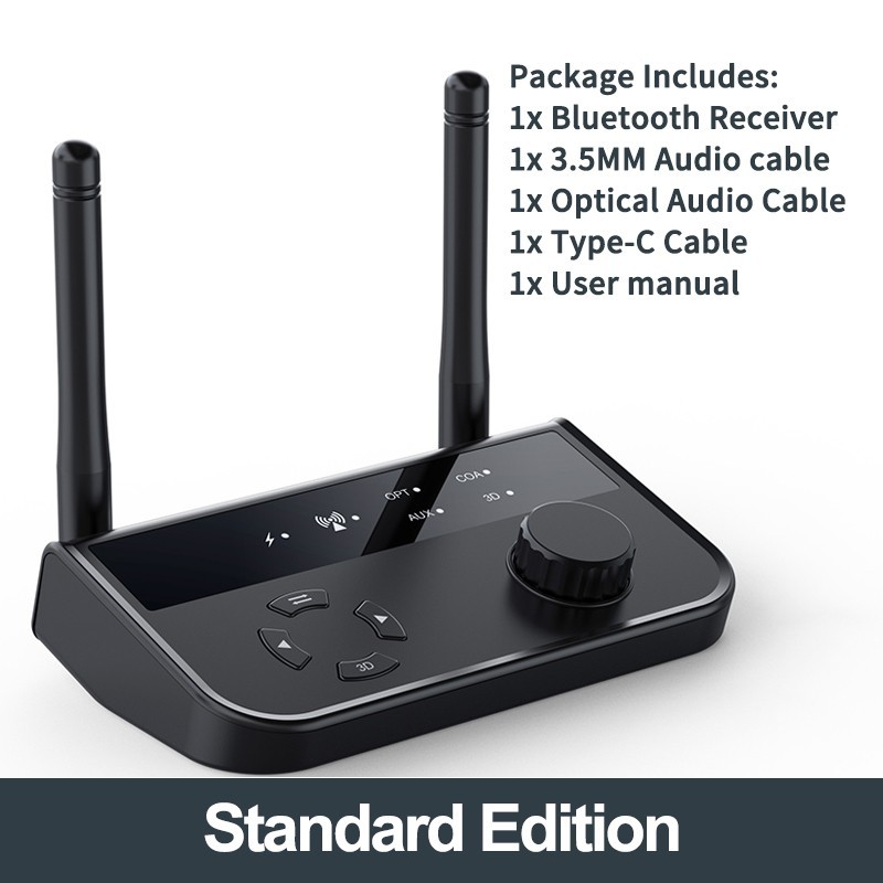 Long Range For TV Home Stereo Audio Adapter Bluetooth 5.3 Transmitter Receiver