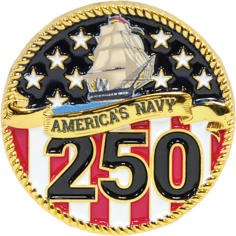 USA 250 - Navy Lapel Pin Eagle Emblems (P61671)