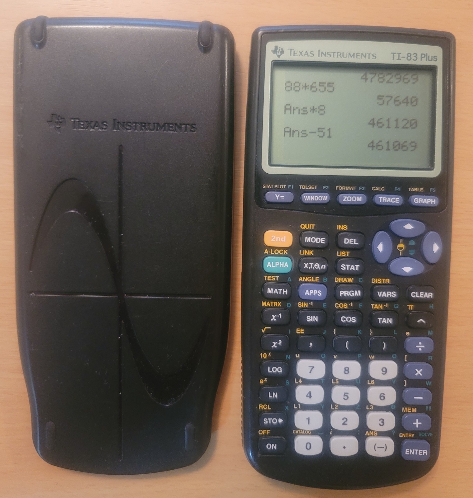 Texas Instruments TI-83 Plus Graphing Calculator TESTED 100% WORKING SEE IMAGES