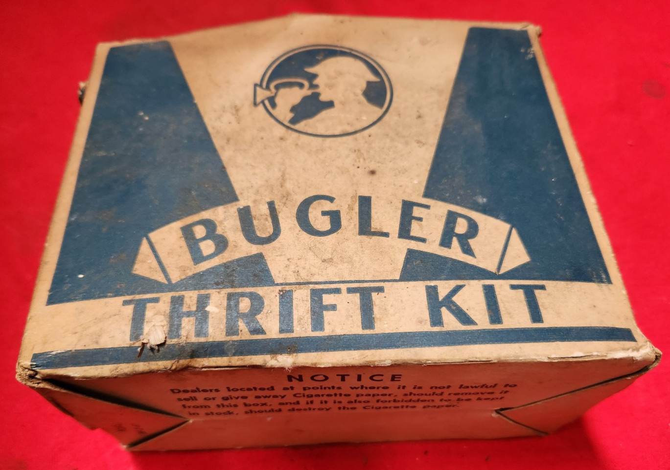 Vintage Bugler Thrift Kit Cigarette Rolling Machine Box instruction 8w6