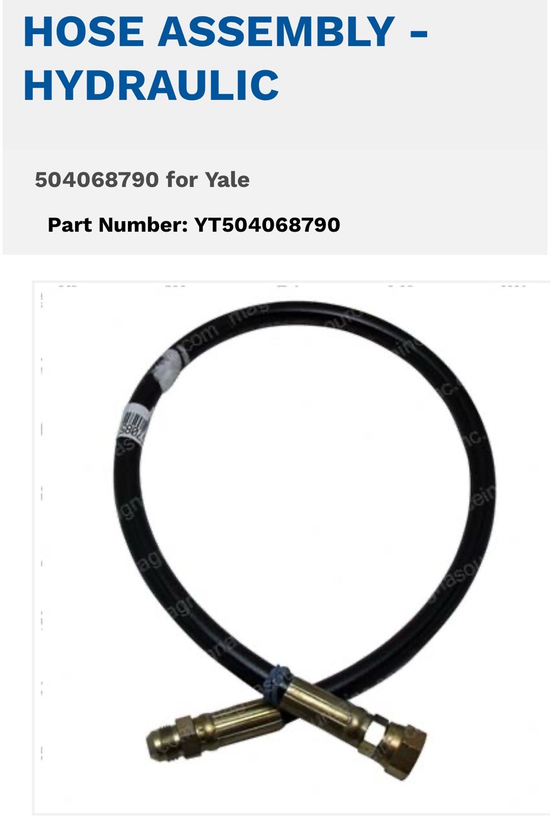 NEW-504068790 Hydraulic Hose***FAST FREE SHIPPING***