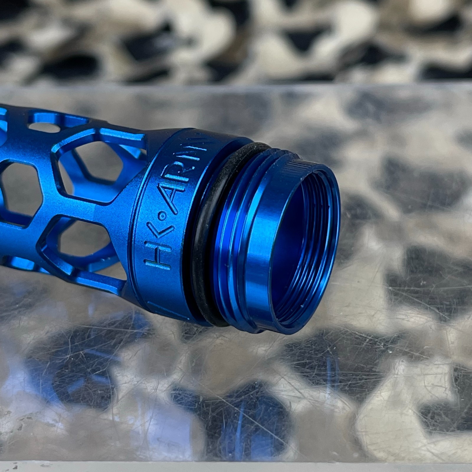 NEW HK Army PWR Hex Barrel Back - Blue