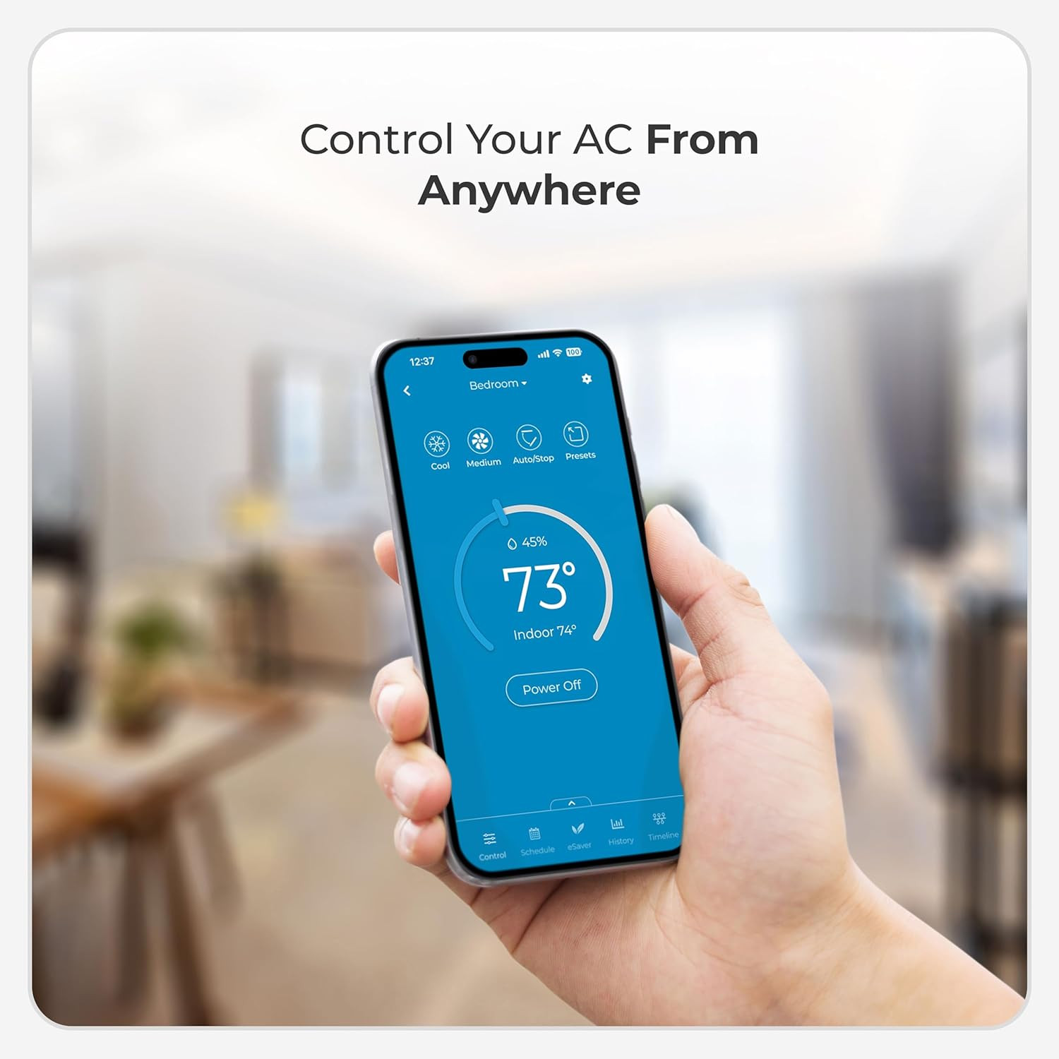 Breez Max Smart AC Controller | AHR Product of the Year Wifi Thermostat for Min