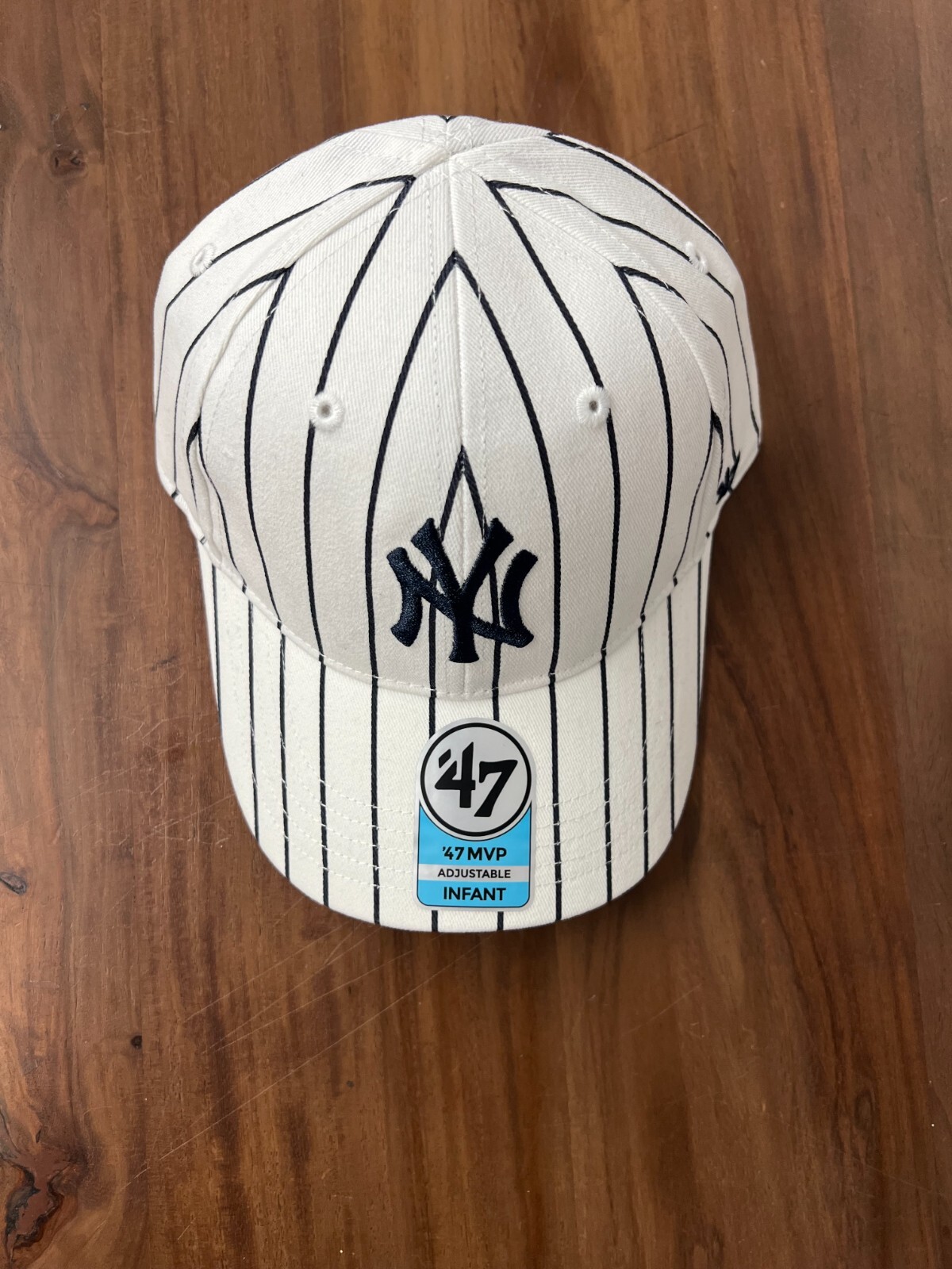 47 BRAND NEW YORK YANKEES HAT PINSTRIPE INFANT BABY 12-24 MONTHS