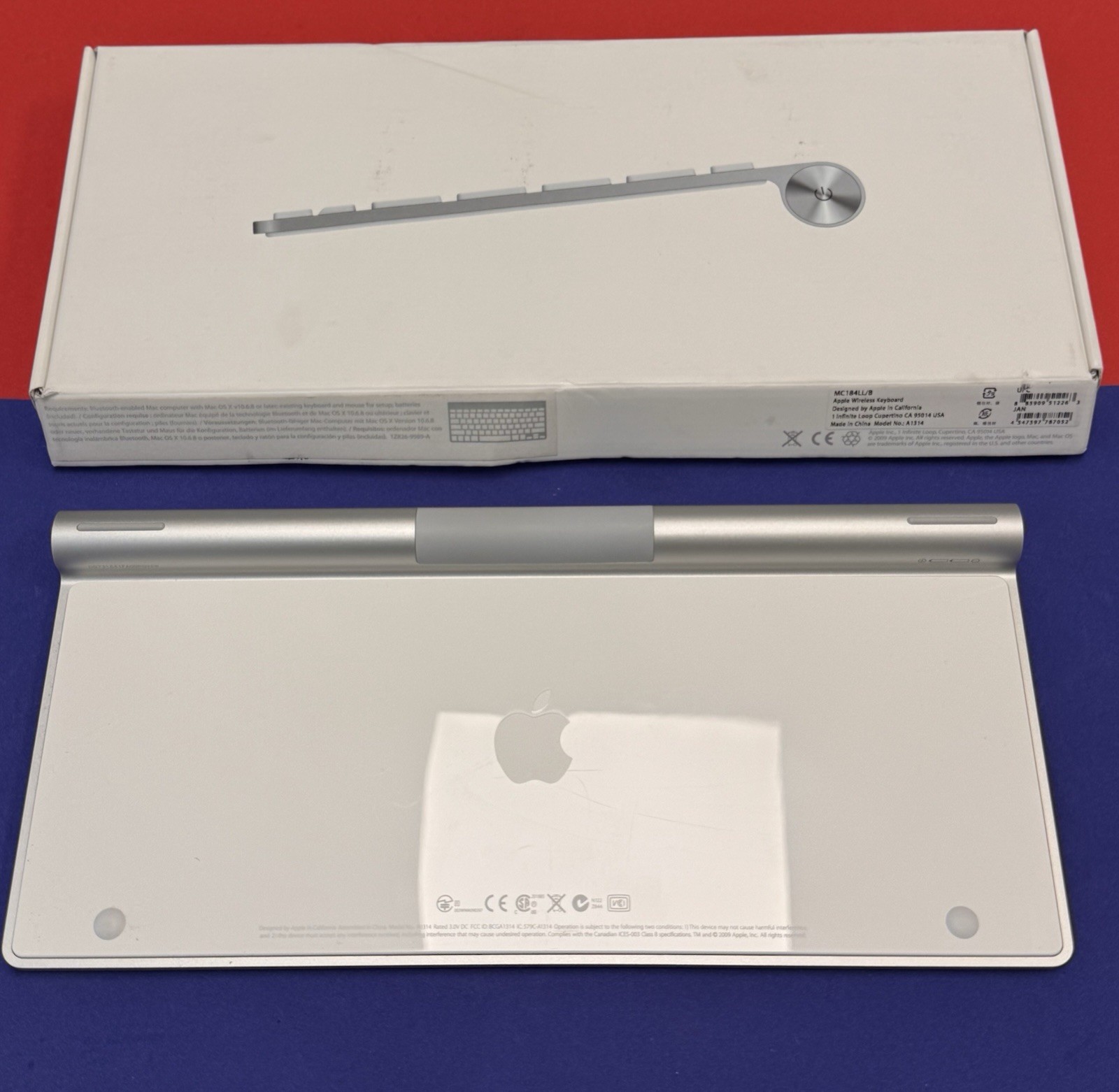*Mint* Apple A1314 Bluetooth Wireless Keyboard Silver MC184LL/B