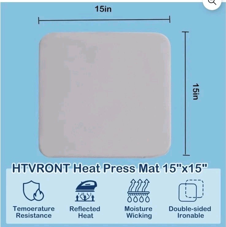 HTVRONT Automatic & Mini Heat Press, Smart Machine With 12 Pcs Mixed Color Vinyl