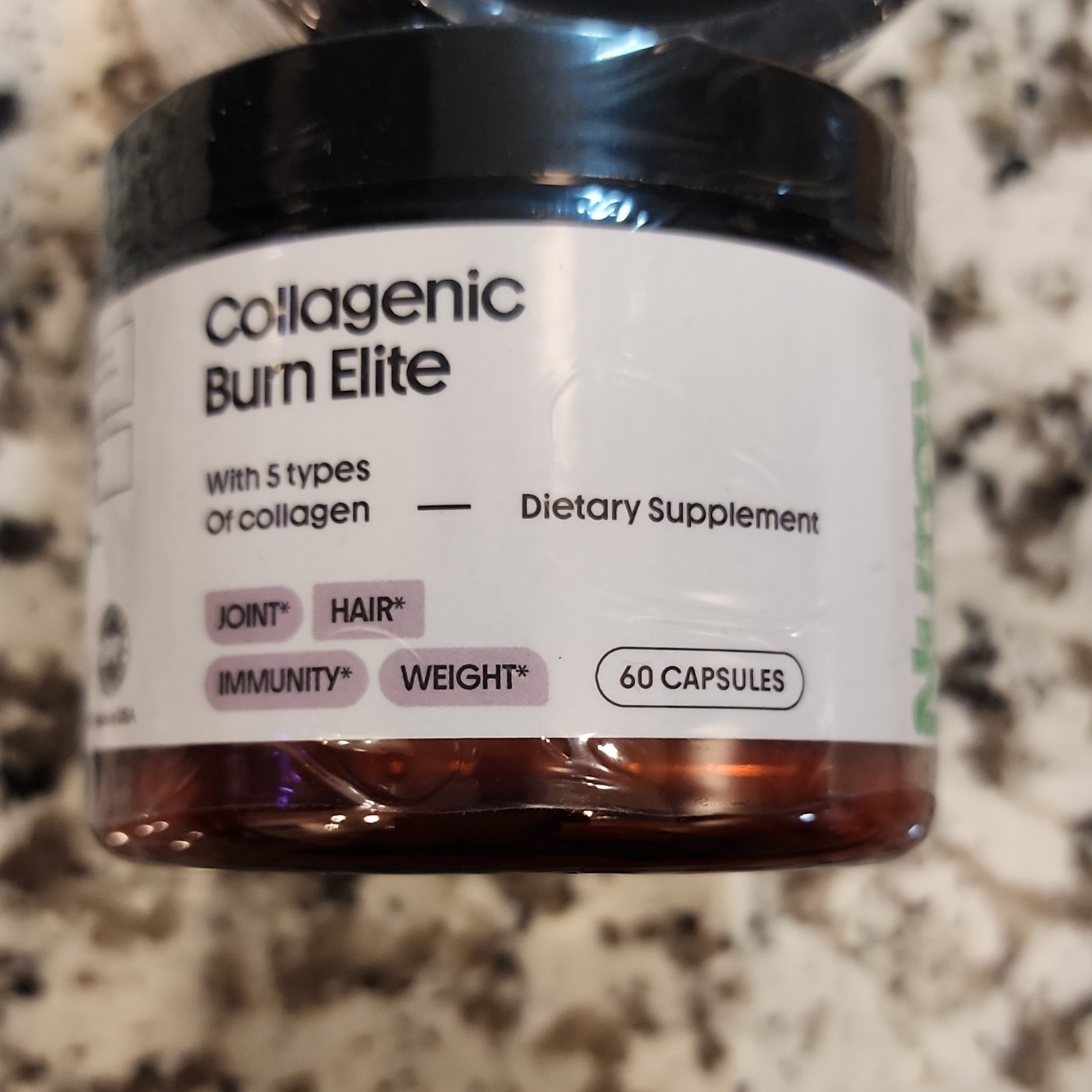 Nuray Collagenic Burn Elite  60ct 5 Collagen Types Weight Management- lot of 2
