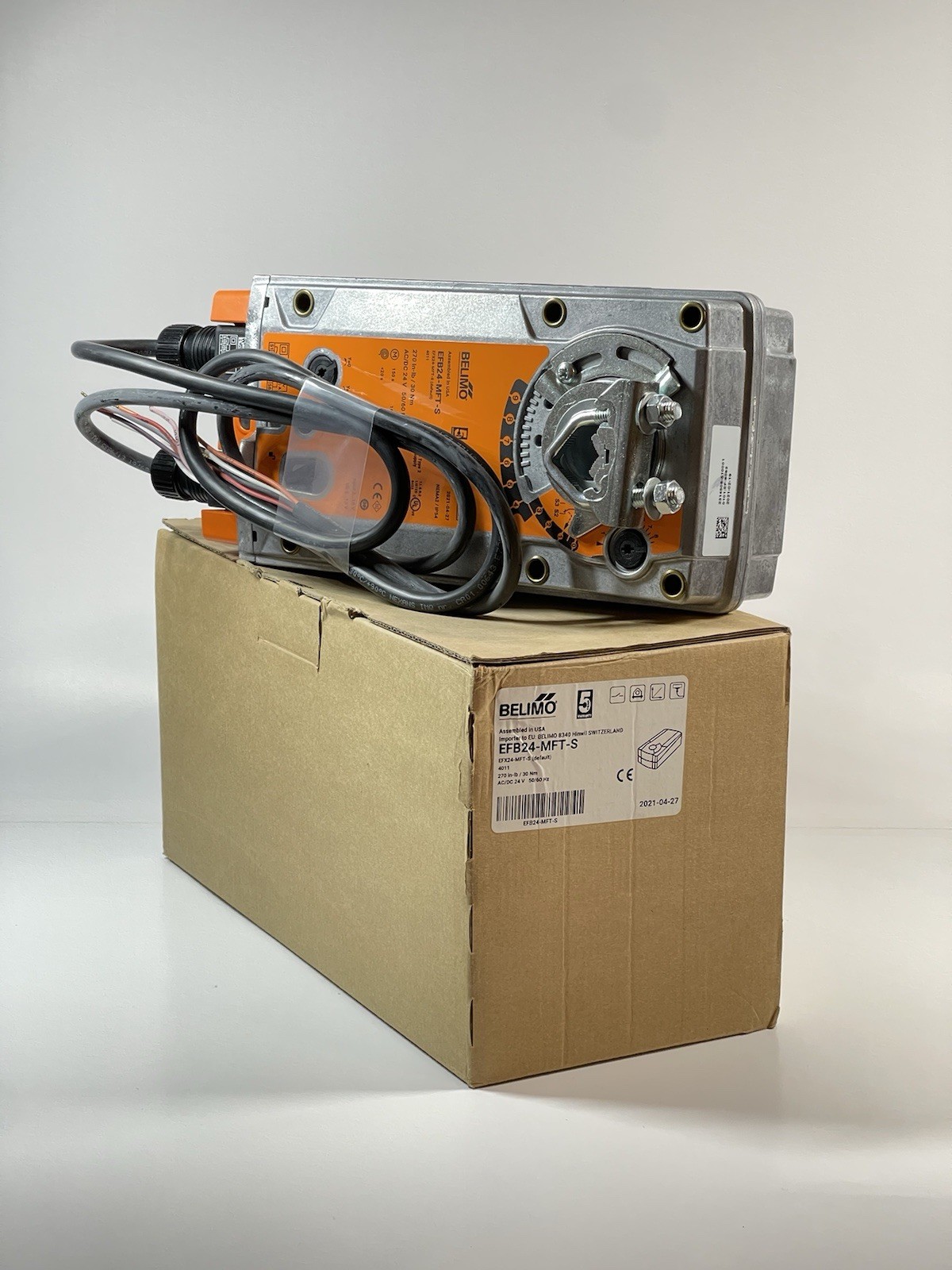 NEW Belimo EFB24-MFT-S 24V Spring Return Damper Actuator 270 in-lb MFT HVAC