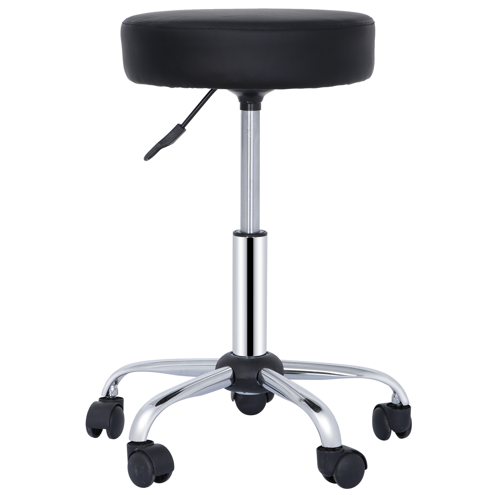4PCS Hydraulic Salon Rolling Stool Adjustable Swivel Chair w/Wheels for Message