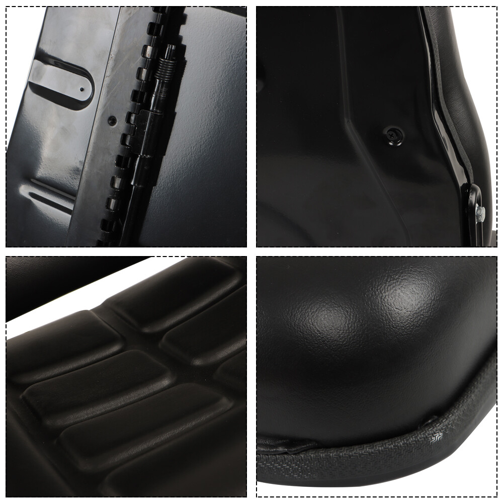 Fold Down Tractor Forklift Seat Excavator with Adjustable Angle Back Universal