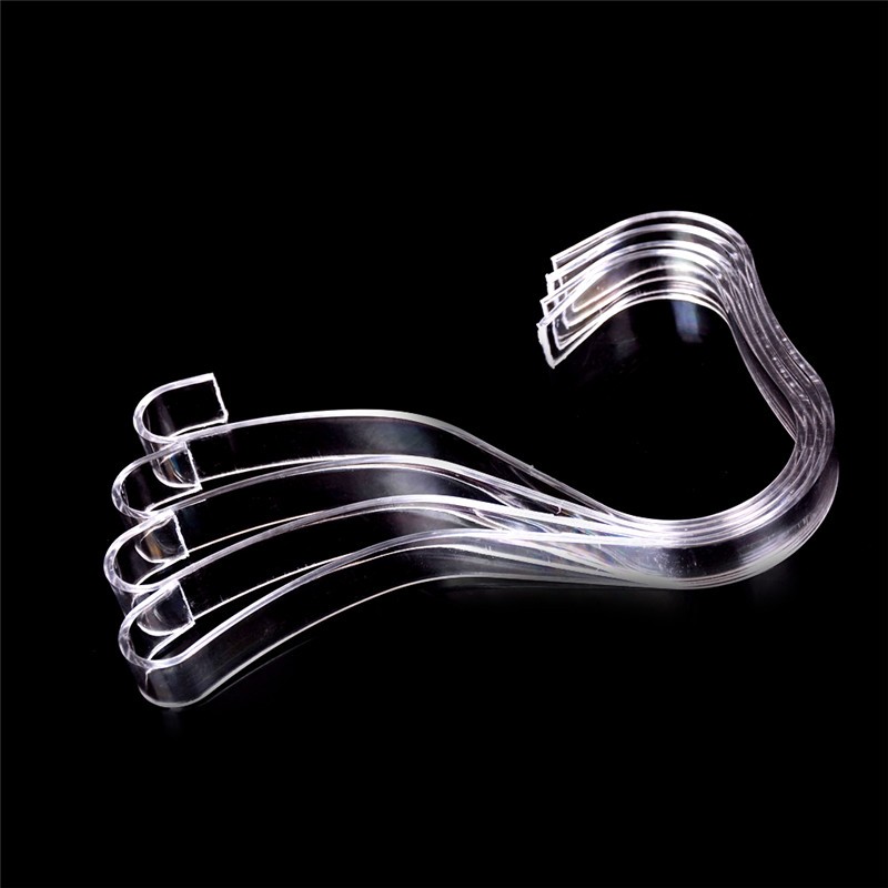 4X Women Clear Acrylic Plastic Sandal Lady Shoes Display Stand Inserts HoldeN Jf