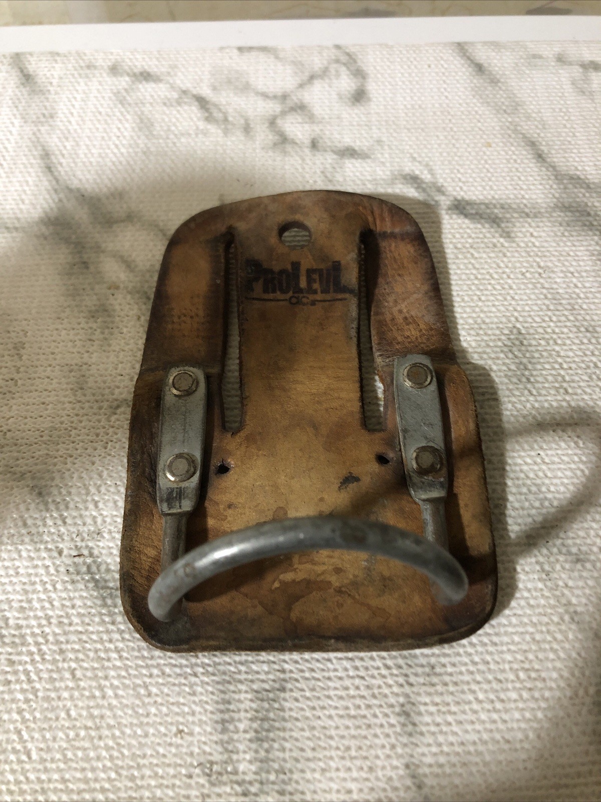 ProLevl Custom Leather Craft Steel Loop Hammer Holder