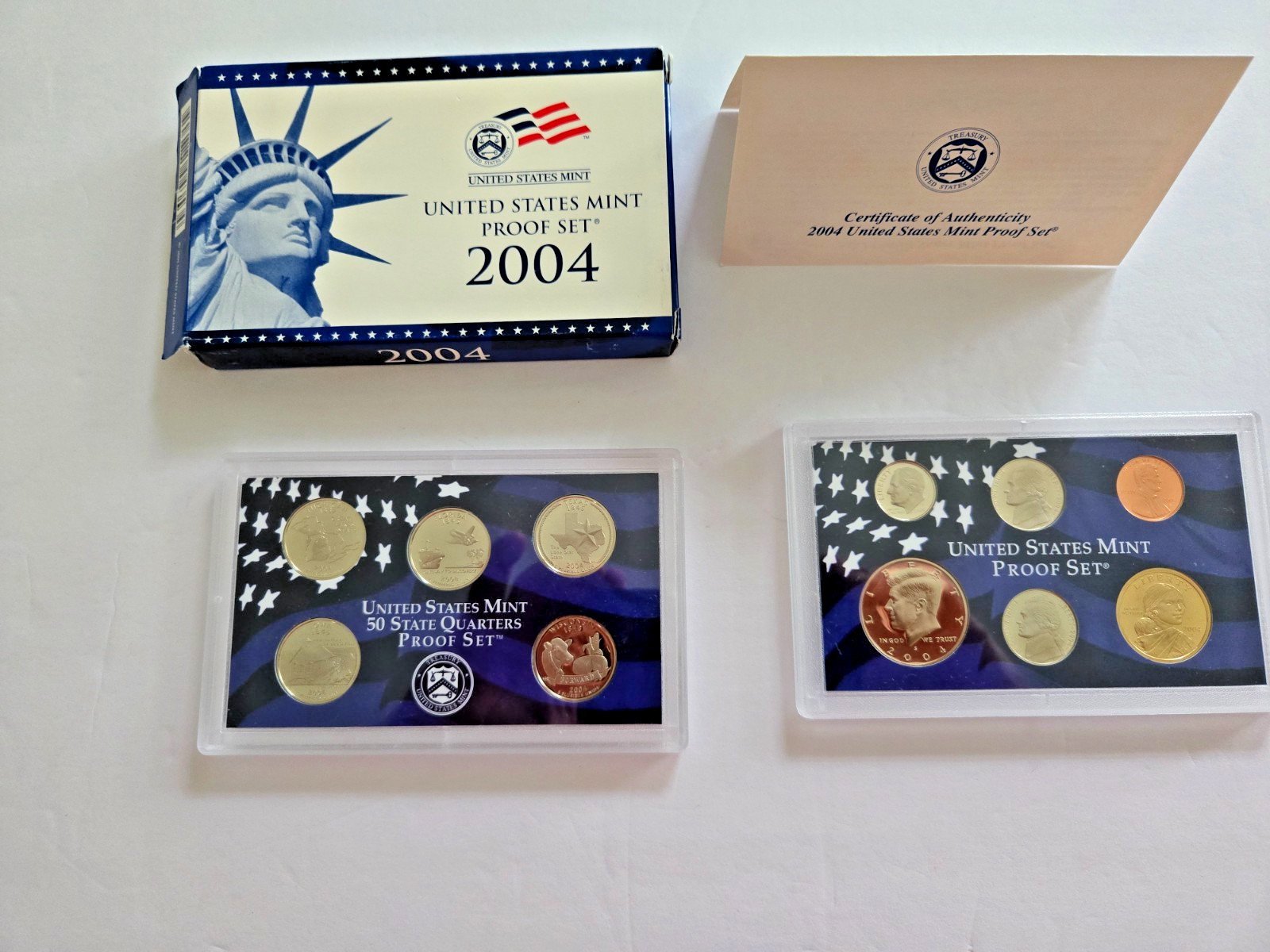 2004 Clad Proof Set U.S. Mint Original Government Packaging OGP COA