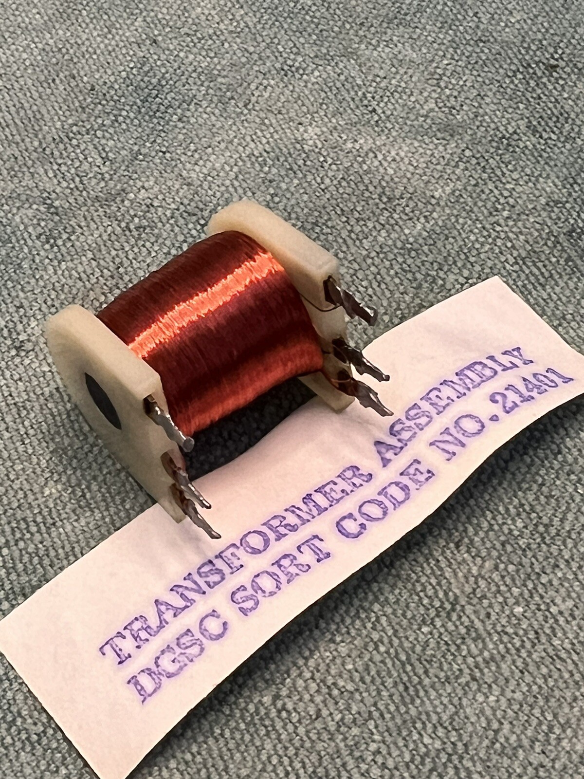 TRANSFORMER ASSEMBLY DGSC SORT CODE  NO. 21401