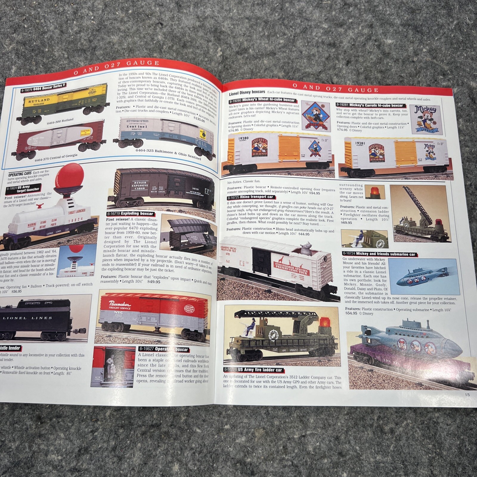 1996 Lionel Trains Catalog