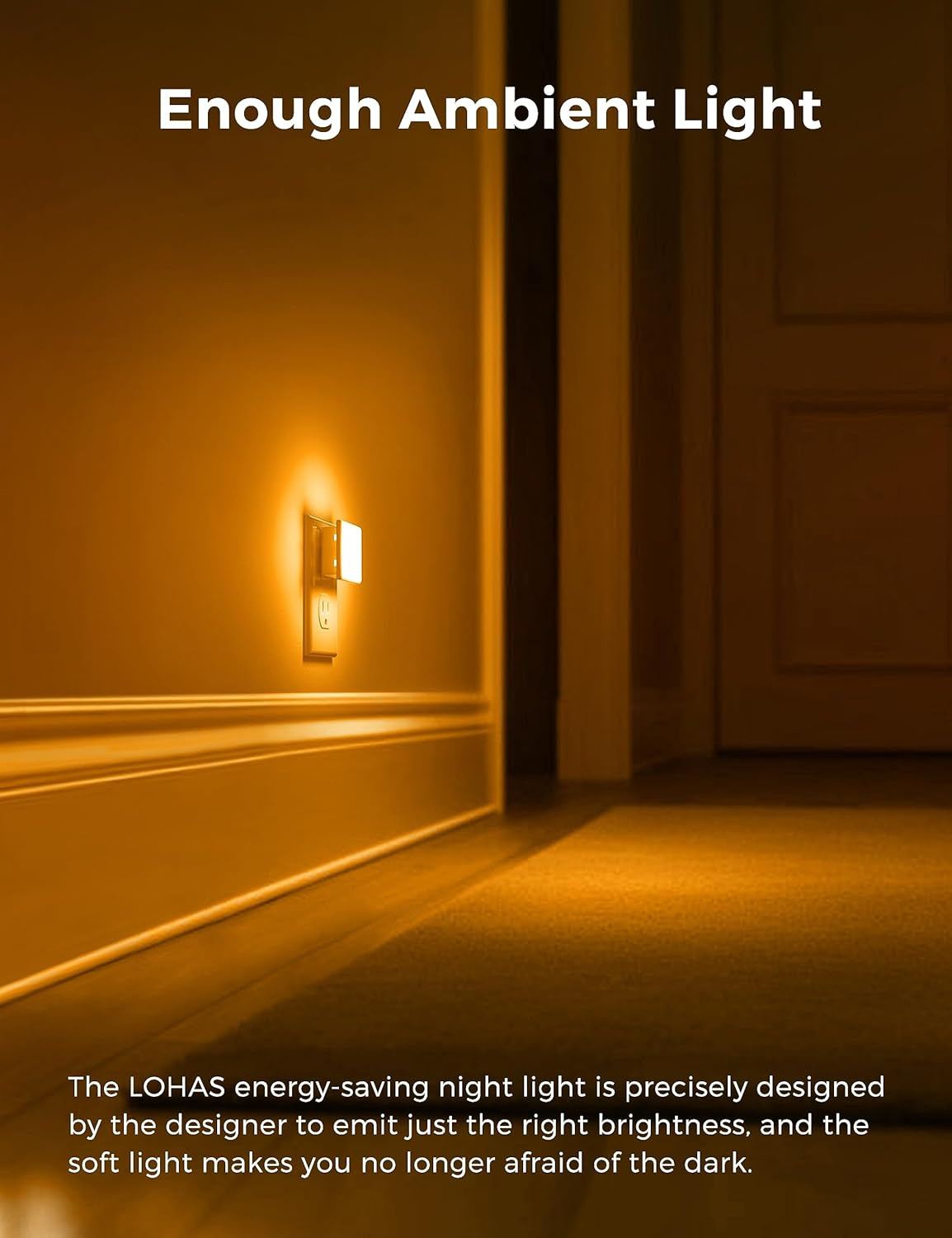 Night Lights Plug into Wall,[6-Pack] Plug in Night Light,Dusk to Dawn Sensor, 18