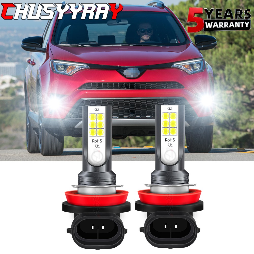 H11 H8 H9 LED Headlight Kit Low Beam Bulb Super Bright 6500K Super White
