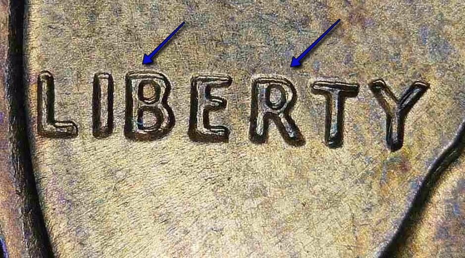 1970 Lincoln Cent Penny W/ Interesting Machine Doubling