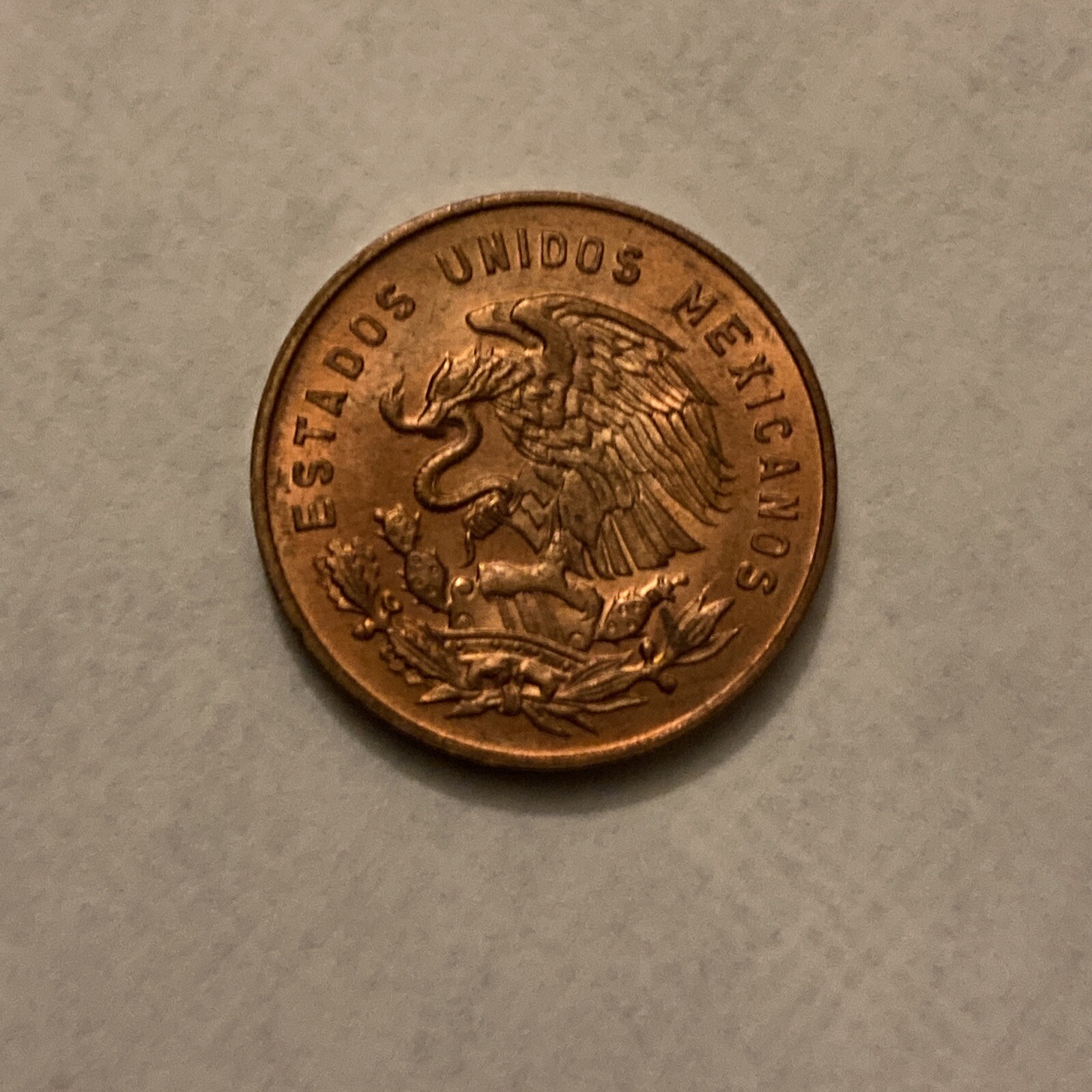 1958 mexico 5 centavos
