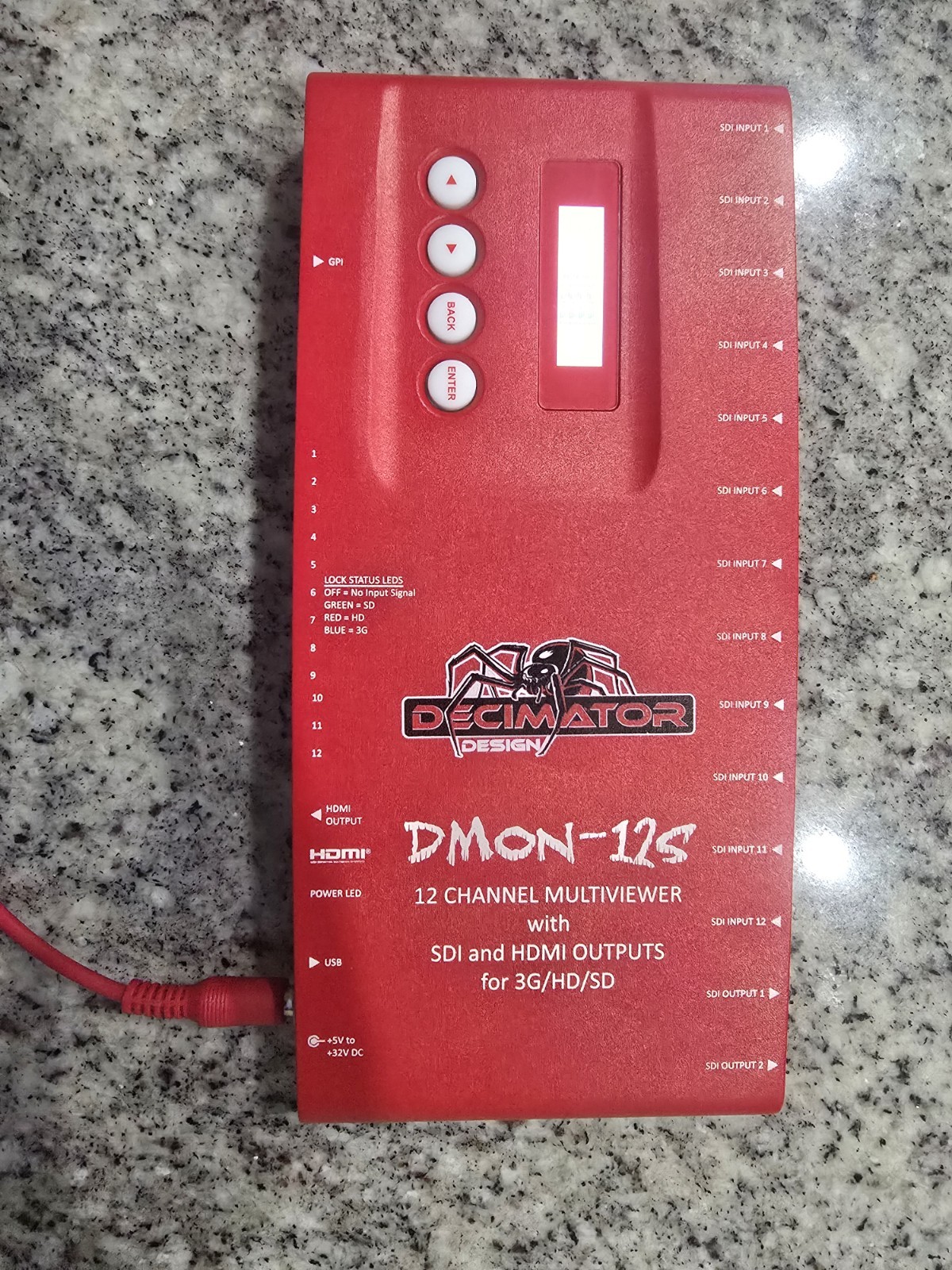 Decimator DMON 12S 12 Channel 3G/HD/SD Multiviewer