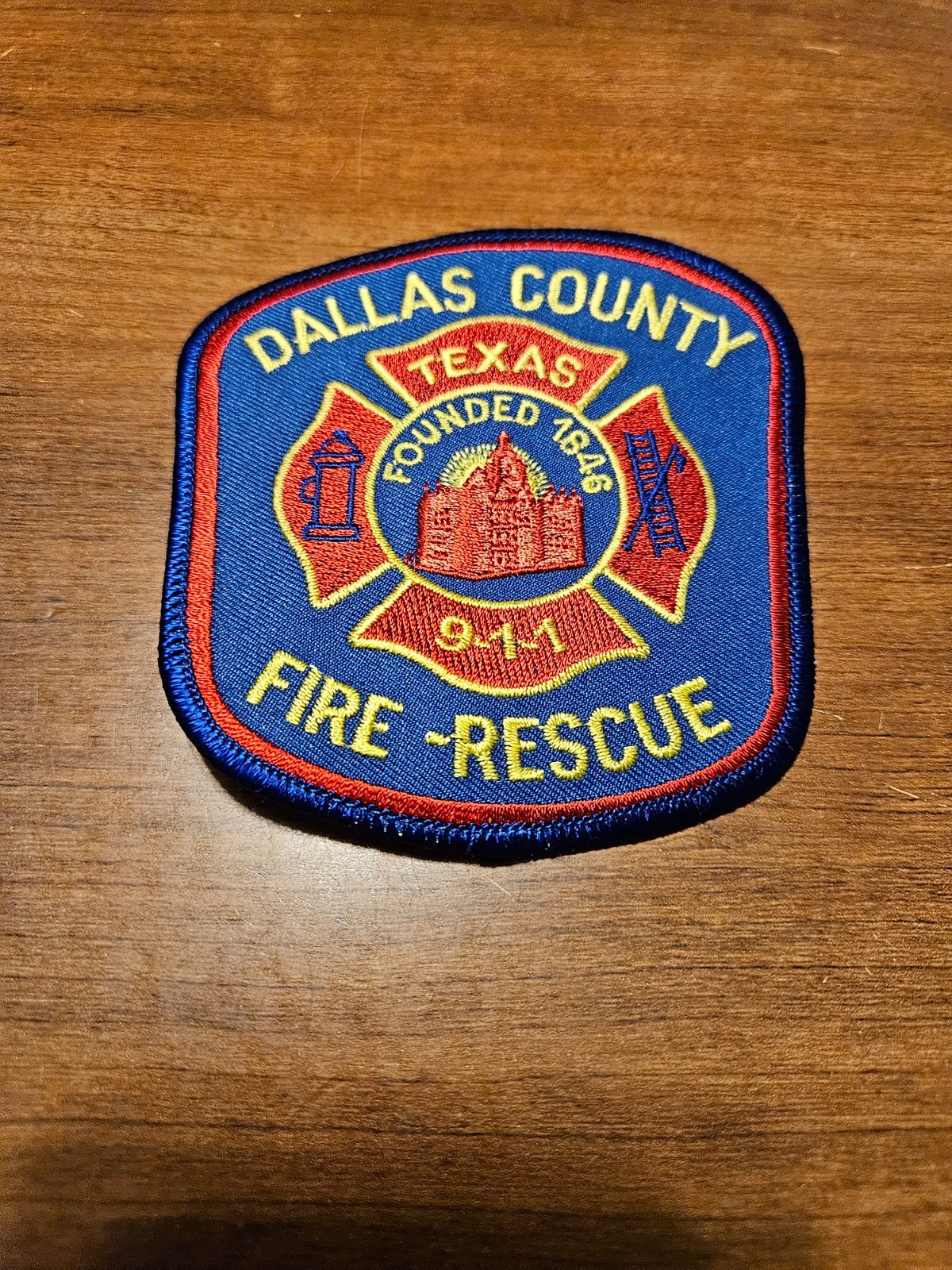 Dallas County TEXAS -Fire & Rescue Department (Founded 1846) patch