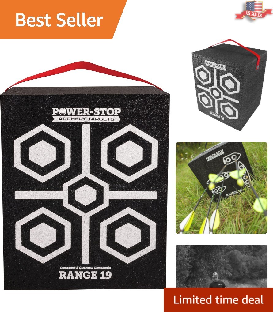Lightweight 19-Inch Archery Target - Durable Foam for Broadheads & Field Tips