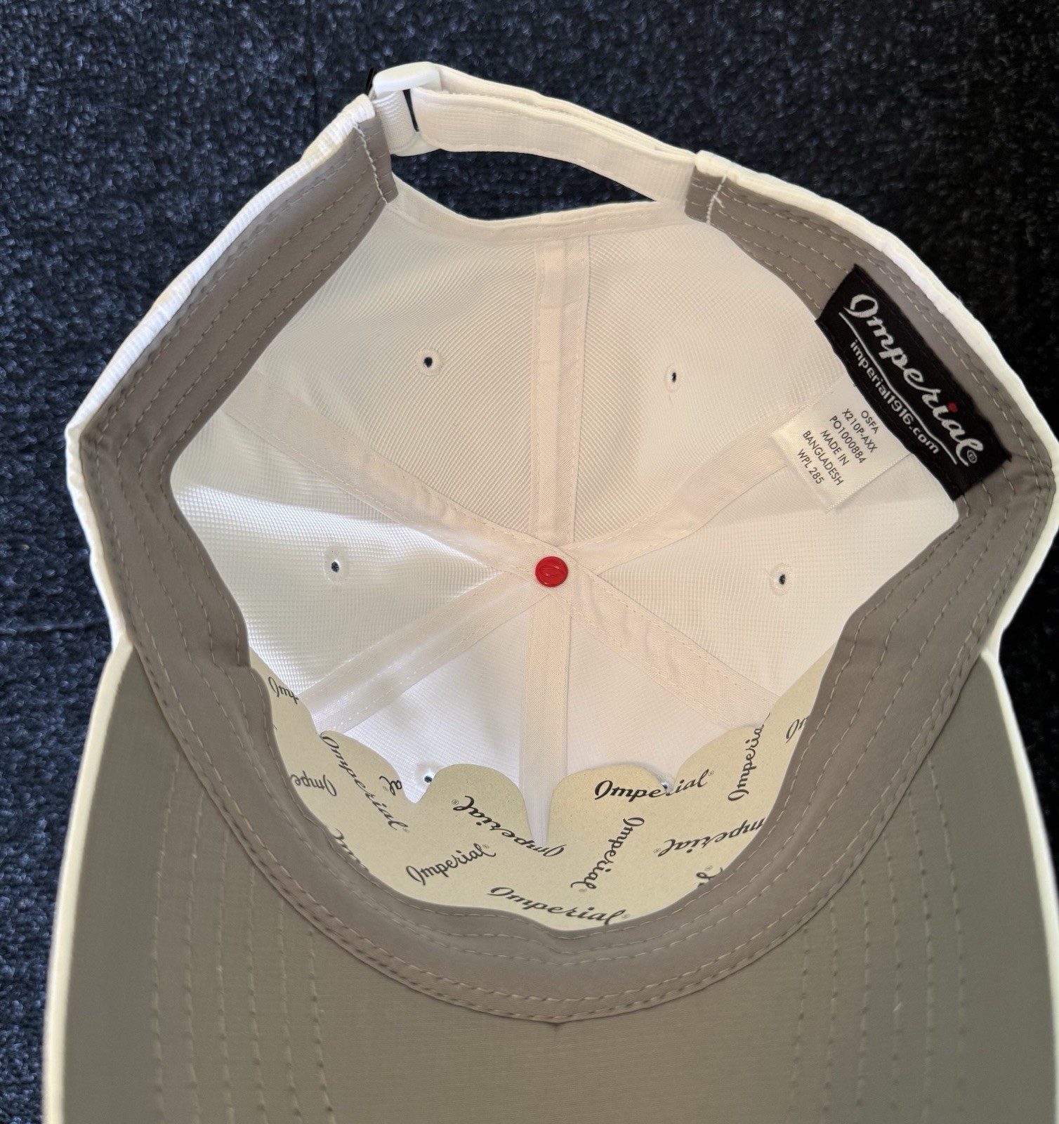 Cypress Point Club - NEW - White Imperial Lightweight Golf Hat