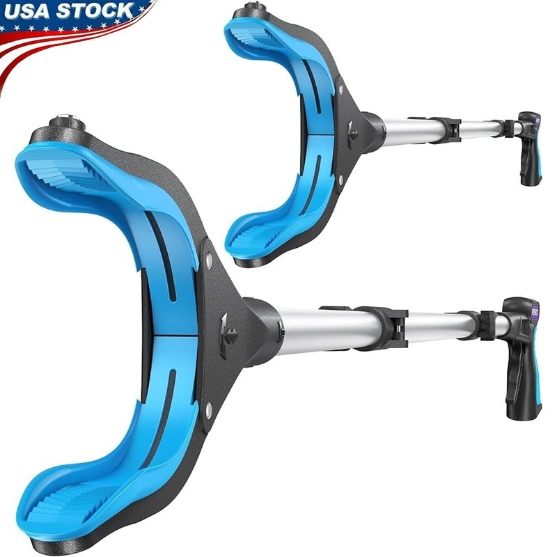 Heavy Duty 44 Inch Grabber Tool 360 Rotating Head Wide Jaws Ergonomic Handle New
