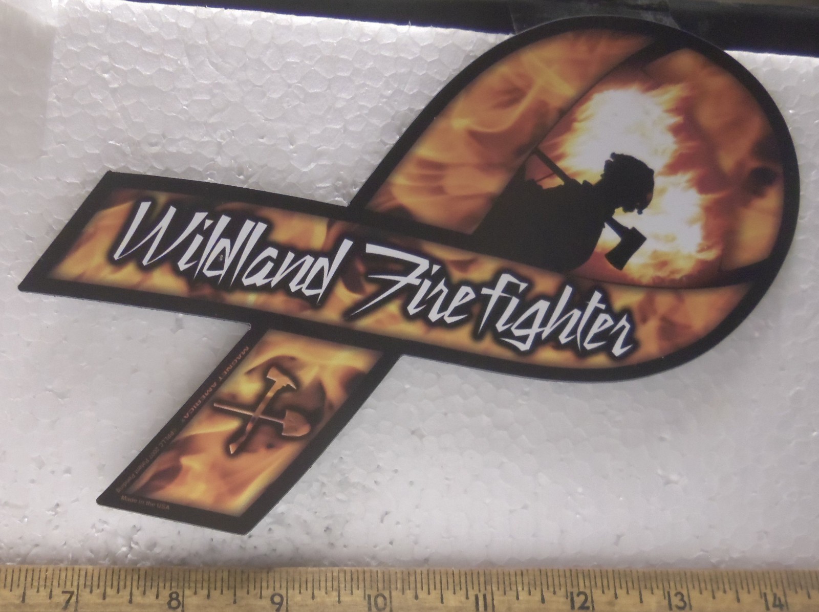 Wildland Firefighter Magnetic Ribbon