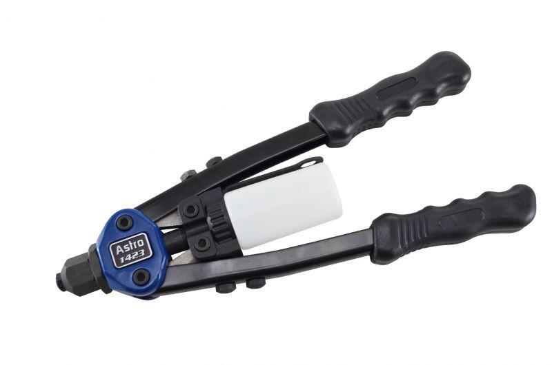 Astro Pneumatic 1423 1/4" Capacity Heavy Duty Riveter (Comes w/ (5) Nosepieces)