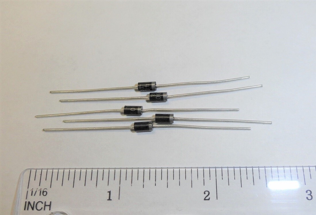 5 pcs 1N4001 Diodes, 50V, 1Amp, New, USA Free Shipping, Ship from California
