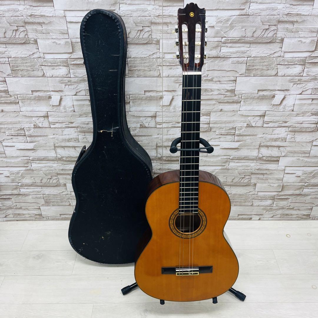 YAMAHA C-180 Classical Guitar with Hard Case Missing 1st & 4th Strings Cleaned
