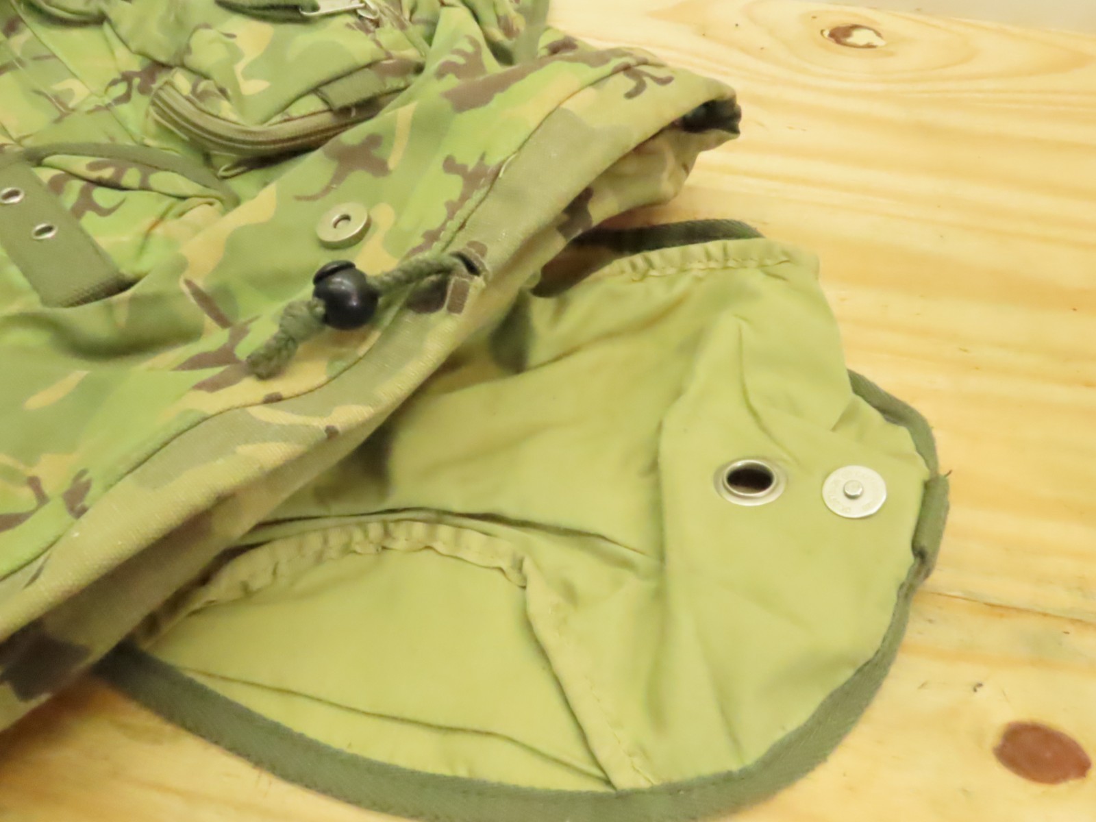 Military Style Camouflage Terrain Pattern Short Back Rucksack Backpack