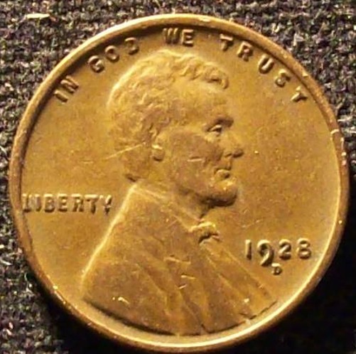 1928 D - Lincoln Wheat Penny